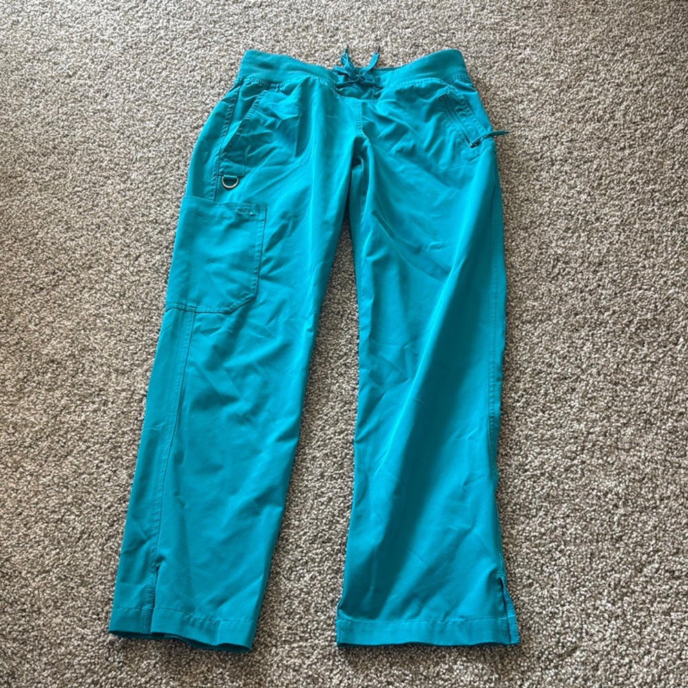 Teal Cargo Pants